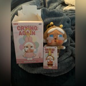 Cry Baby Crying Again Vinyl Face Plush (I’ll Bring You a Flower) - Opened Box